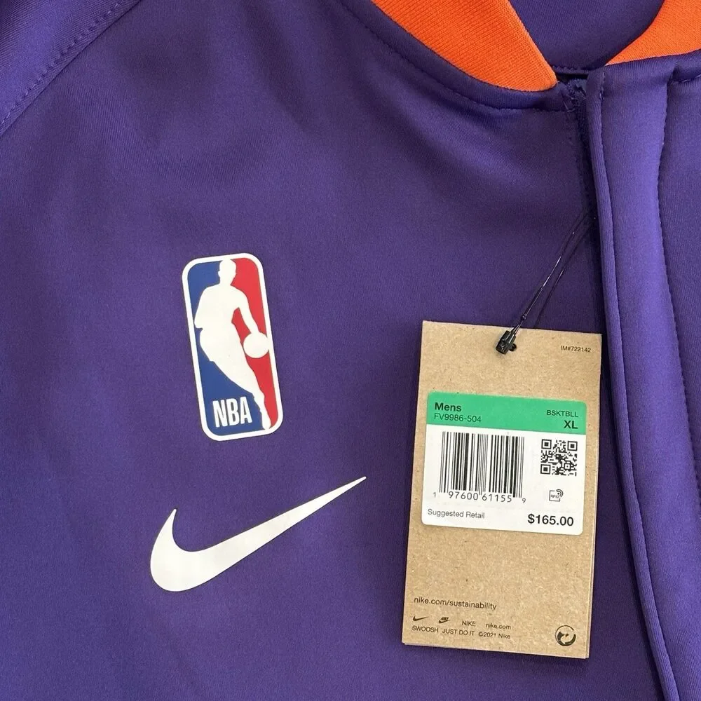 Nike Phoenix Suns City Edition Showtime Full Zip Jacket Mens XL NBA PHX‎ Suns
